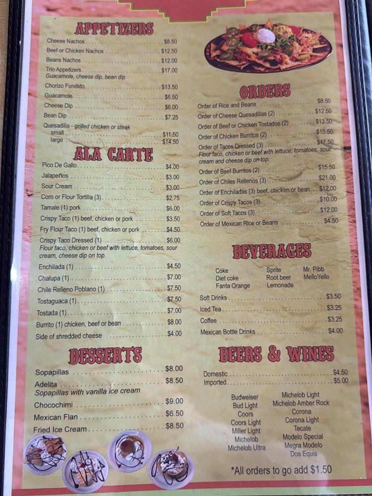 Rancho Grande Menu image 3